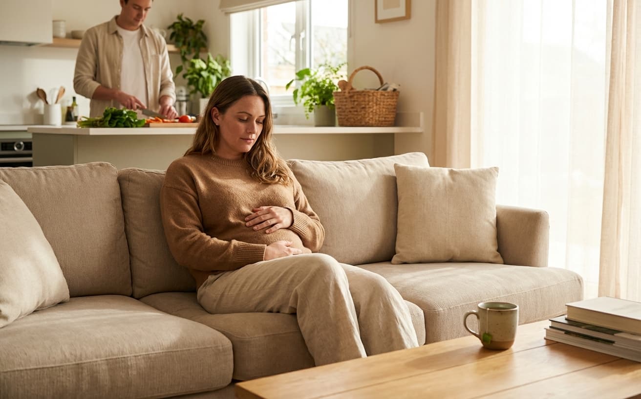 Photo-realistic editorial image for Bloating Causes and Remedies: Why You Feel So Puffy and What Actually Helps