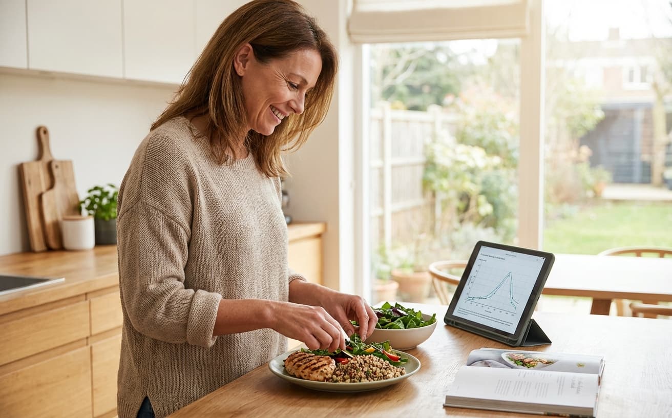 Photo-realistic editorial image for High-Protein Diets for Weight Loss: What the Science Actually Says in 2026