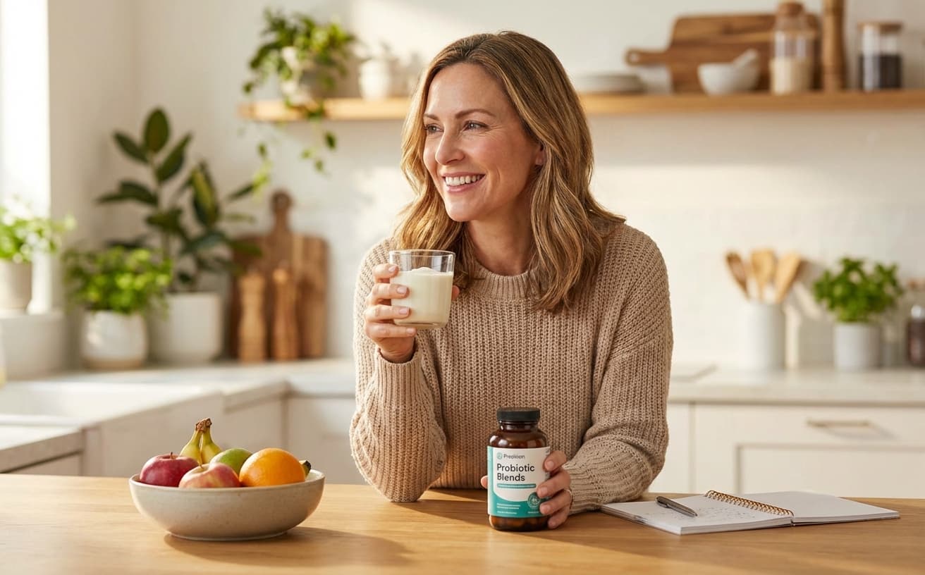 Photo-realistic editorial image for Precision Probiotics: Why Strain-Specific Benefits Are the Future of Gut Health